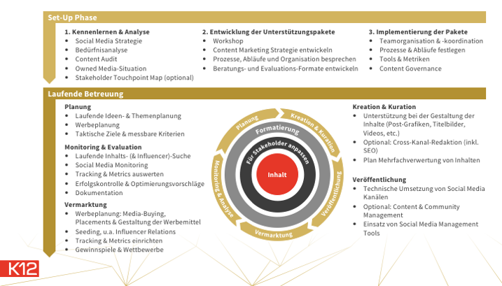 Social Media Strategieprozess und Operations